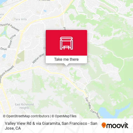 Valley View Rd & via Giaramita map