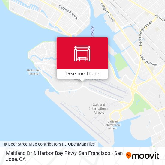 Maitland Dr & Harbor Bay Pkwy map