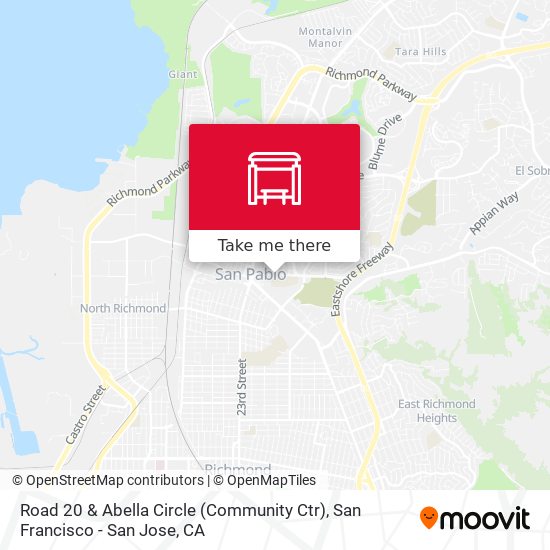 Road 20 & Abella Circle (Community Ctr) map