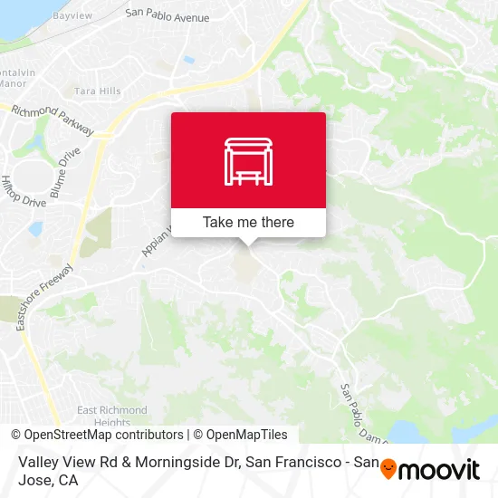 Valley View Rd & Morningside Dr map