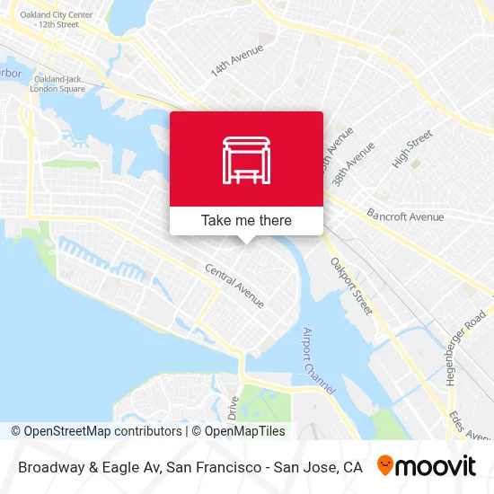 Broadway & Eagle Av map