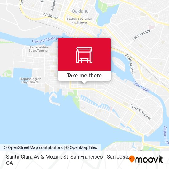 Santa Clara Av & Mozart St map