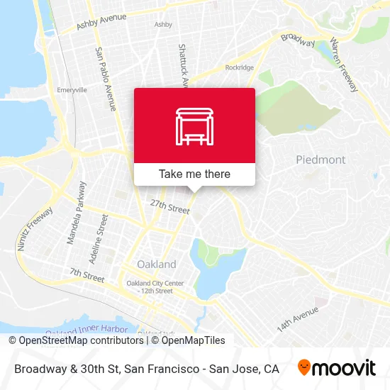 Broadway & 30th St map
