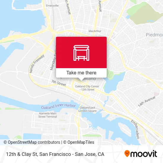 Mapa de 12th & Clay St