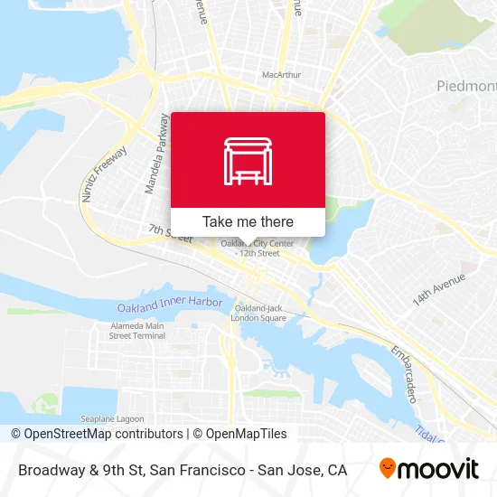 Broadway & 9th St map