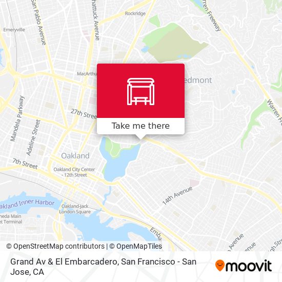 Mapa de Grand Av & El Embarcadero