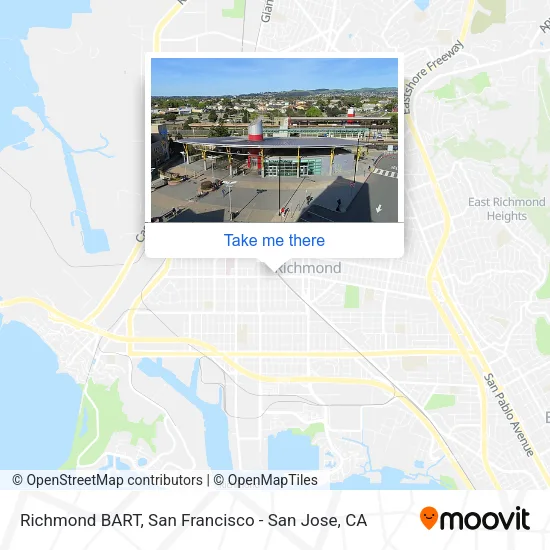 Richmond BART map