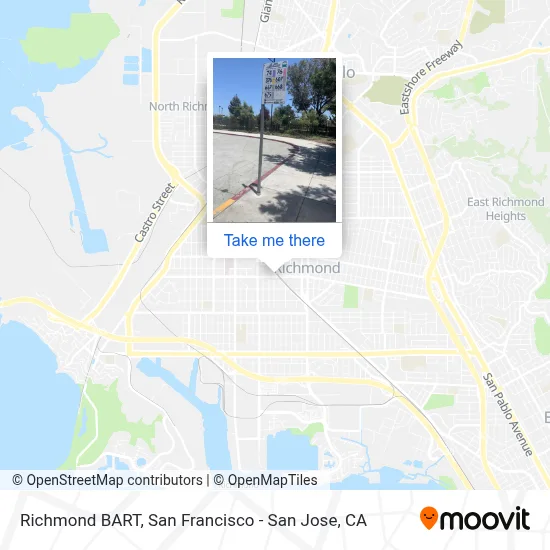 Richmond BART map