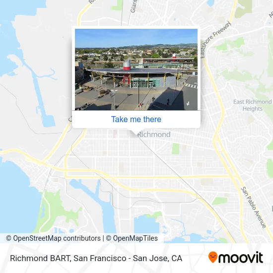 Richmond BART map