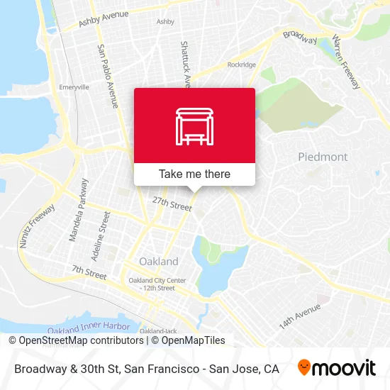 Broadway & 30th St map