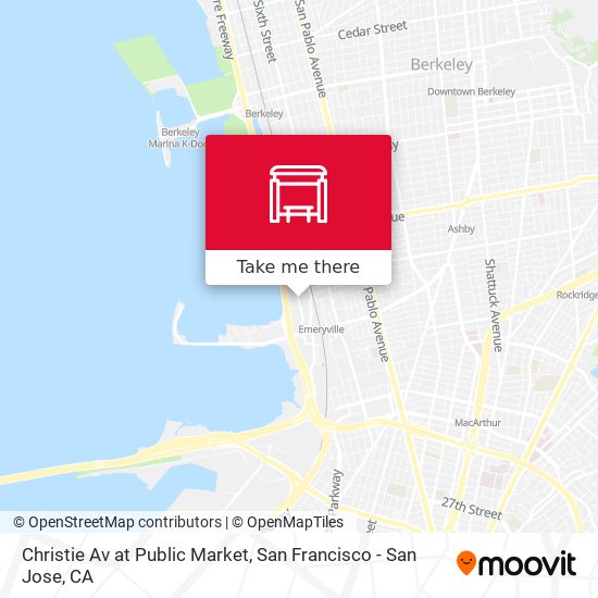 Christie Av at Public Market map