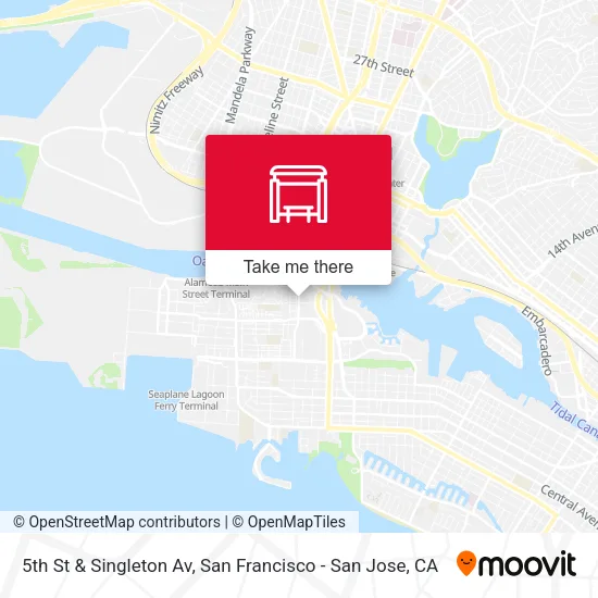 5th St & Singleton Av map