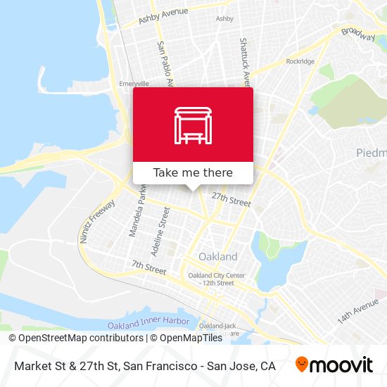 Market St & 27th St map