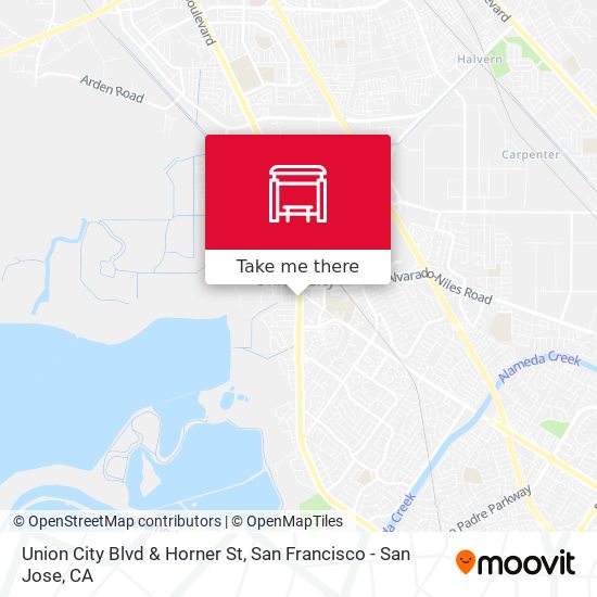 Union City Blvd & Horner St map
