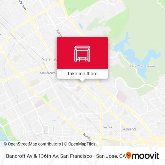 Bancroft Av & 136th Av map