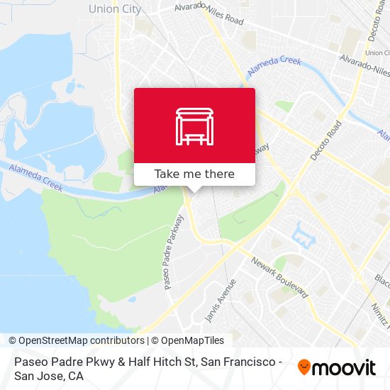 Paseo Padre Pkwy & Half Hitch St map