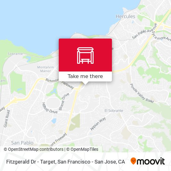 Fitzgerald Dr - Target map