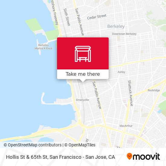 Hollis St & 65th St map