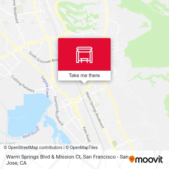 Warm Springs Blvd & Mission Ct map