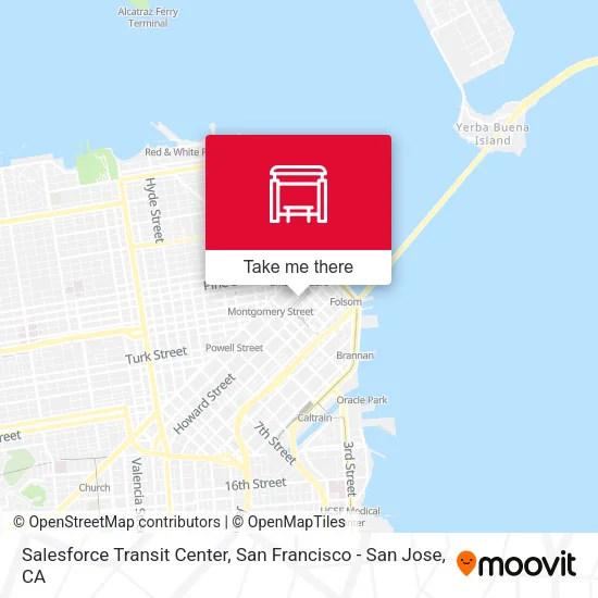 Mapa de Salesforce Transit Center