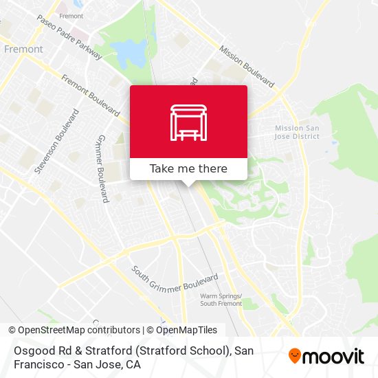 Osgood Rd & Stratford (Stratford School) map