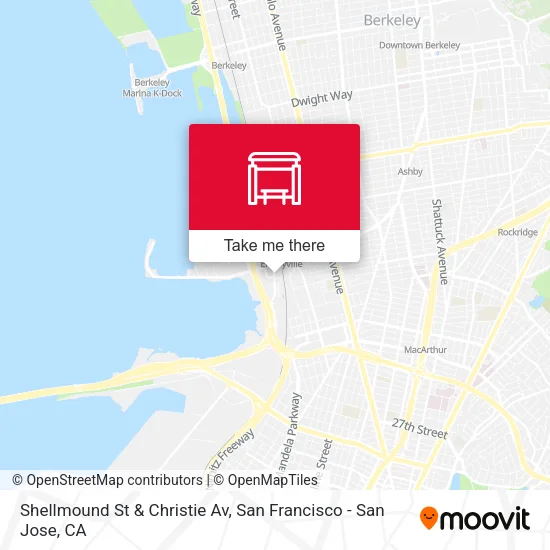 Shellmound St & Christie Av map