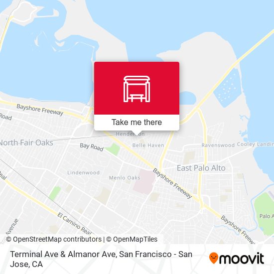 Mapa de Terminal Ave & Almanor Ave