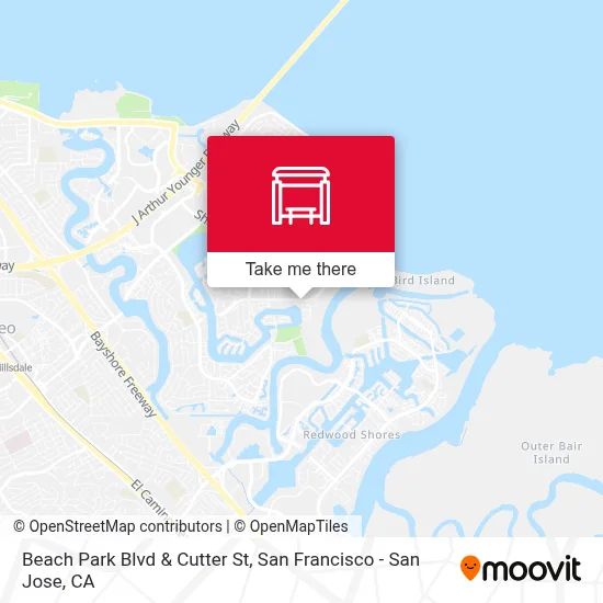 Beach Park Blvd & Cutter St map