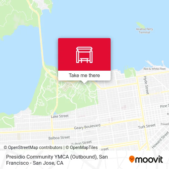 Presidio Community YMCA (Outbound) map