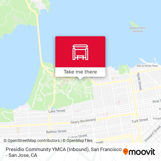 Presidio Community YMCA (Inbound) map