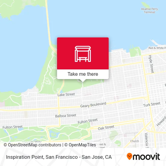 Inspiration Point map