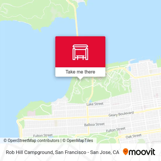 Mapa de Rob Hill Campground
