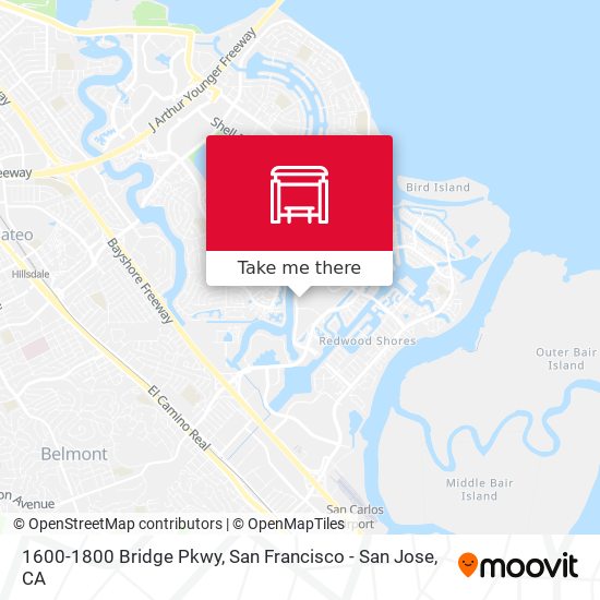 Mapa de 1600-1800 Bridge Pkwy