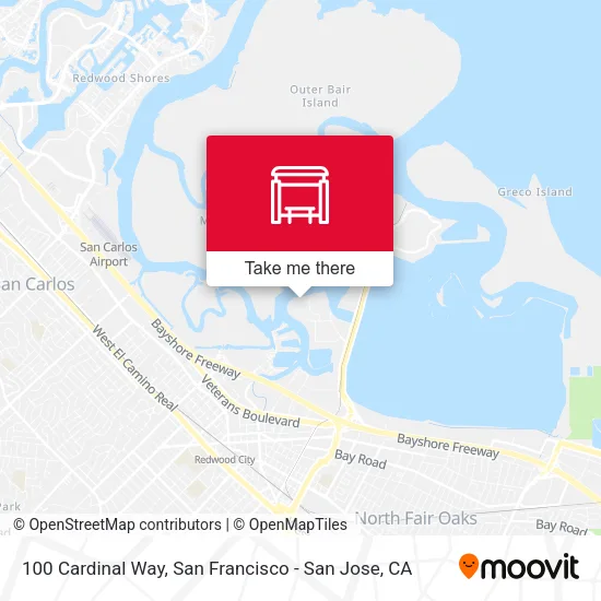100 Cardinal Way map