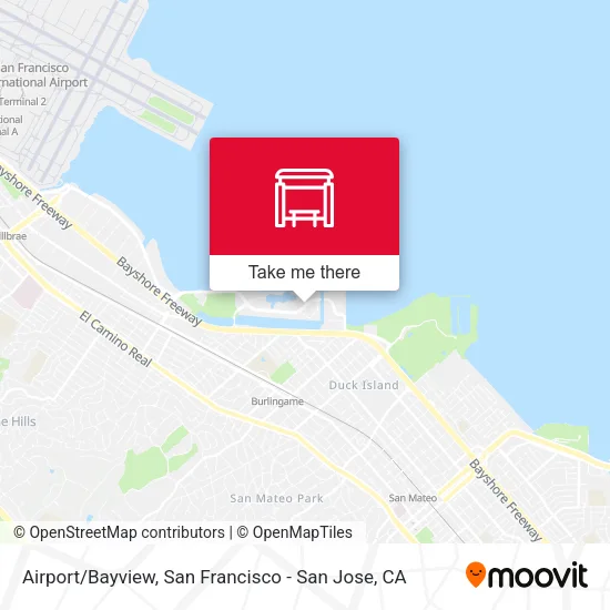 Airport/Bayview map