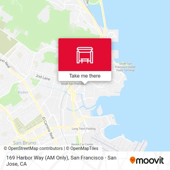 169 Harbor Way (AM Only) map