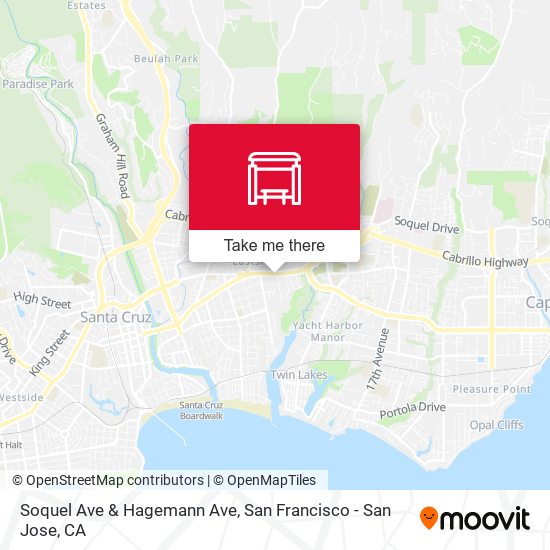 Mapa de Soquel Ave & Hagemann Ave