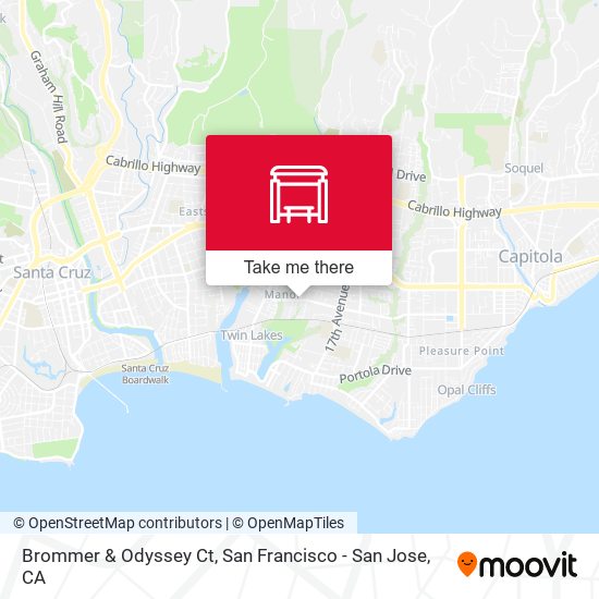 Brommer & Odyssey Ct map