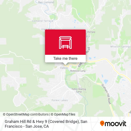 Mapa de Graham Hill Rd & Hwy 9 (Covered Bridge)