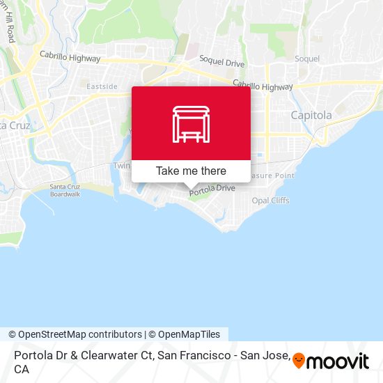 Portola Dr & Clearwater Ct map