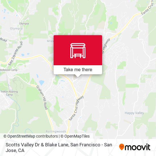 Mapa de Scotts Valley Dr & Blake Lane