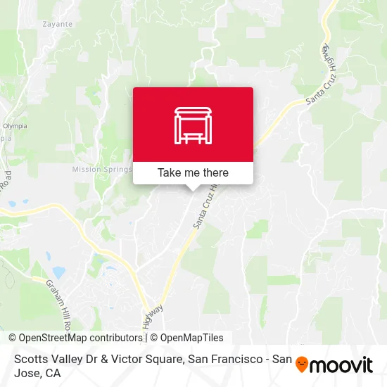 Scotts Valley Dr & Victor Square map