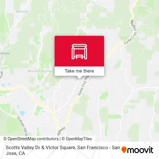 Scotts Valley Dr & Victor Square map