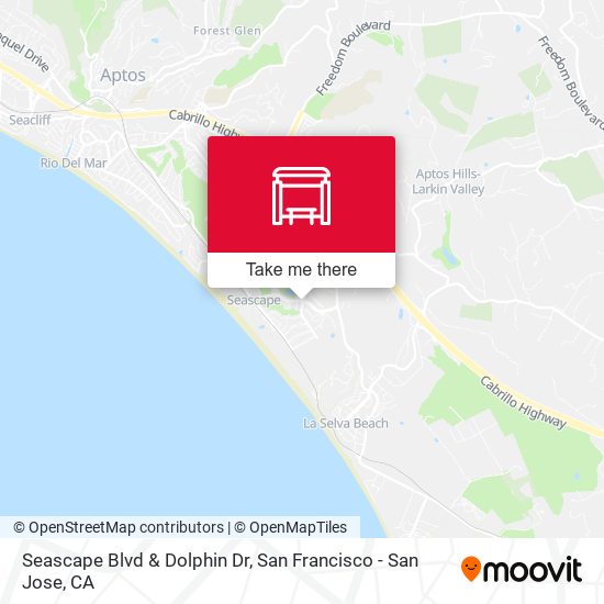 Mapa de Seascape Blvd & Dolphin Dr