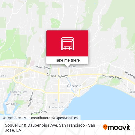 Mapa de Soquel Dr & Daubenbiss Ave