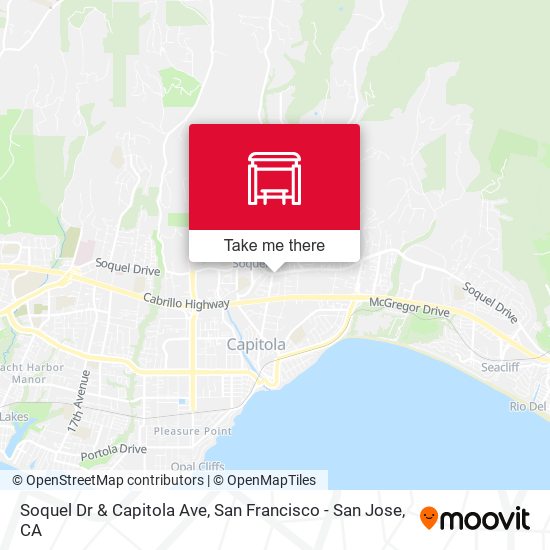 Mapa de Soquel Dr & Capitola Ave