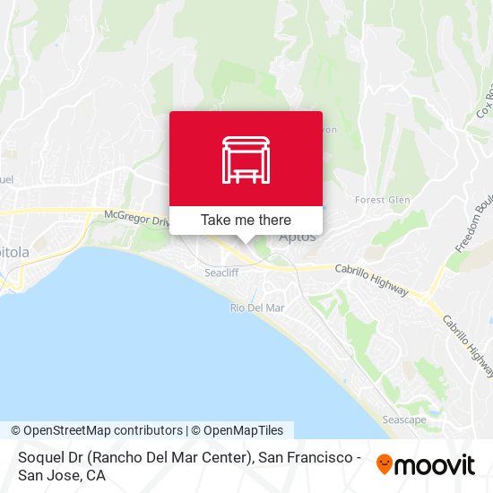 Mapa de Soquel Dr (Rancho Del Mar Center)