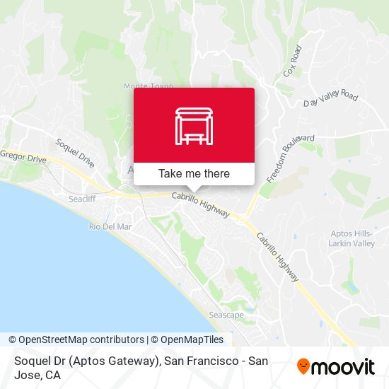 Soquel Dr (Aptos Gateway) map