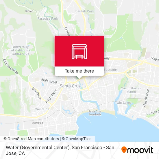 Water (Governmental Center) map