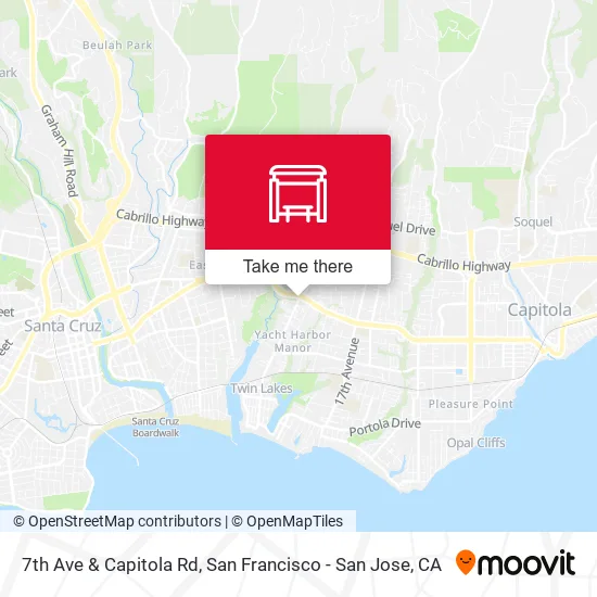 7th Ave & Capitola Rd map